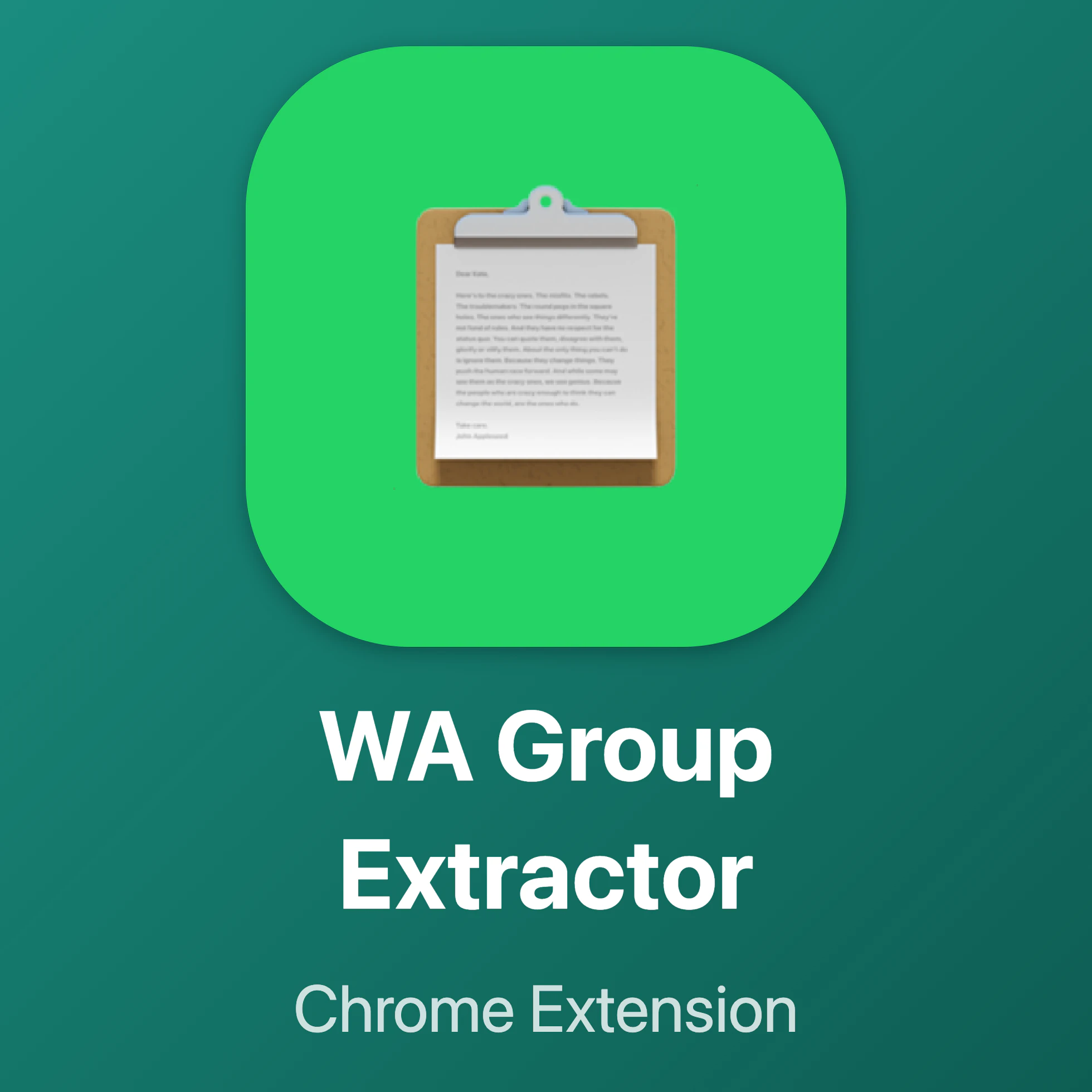 WA Group Extractor
