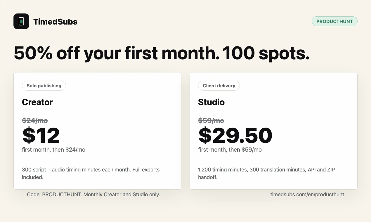 TimedSubs screenshot 6