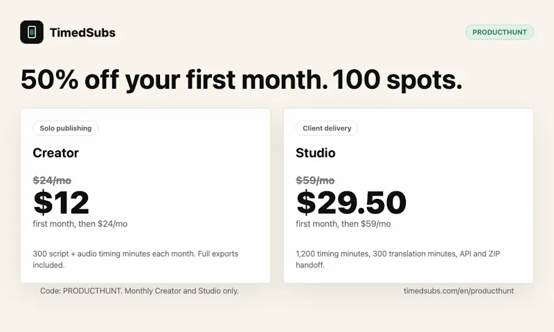 TimedSubs screenshot 7