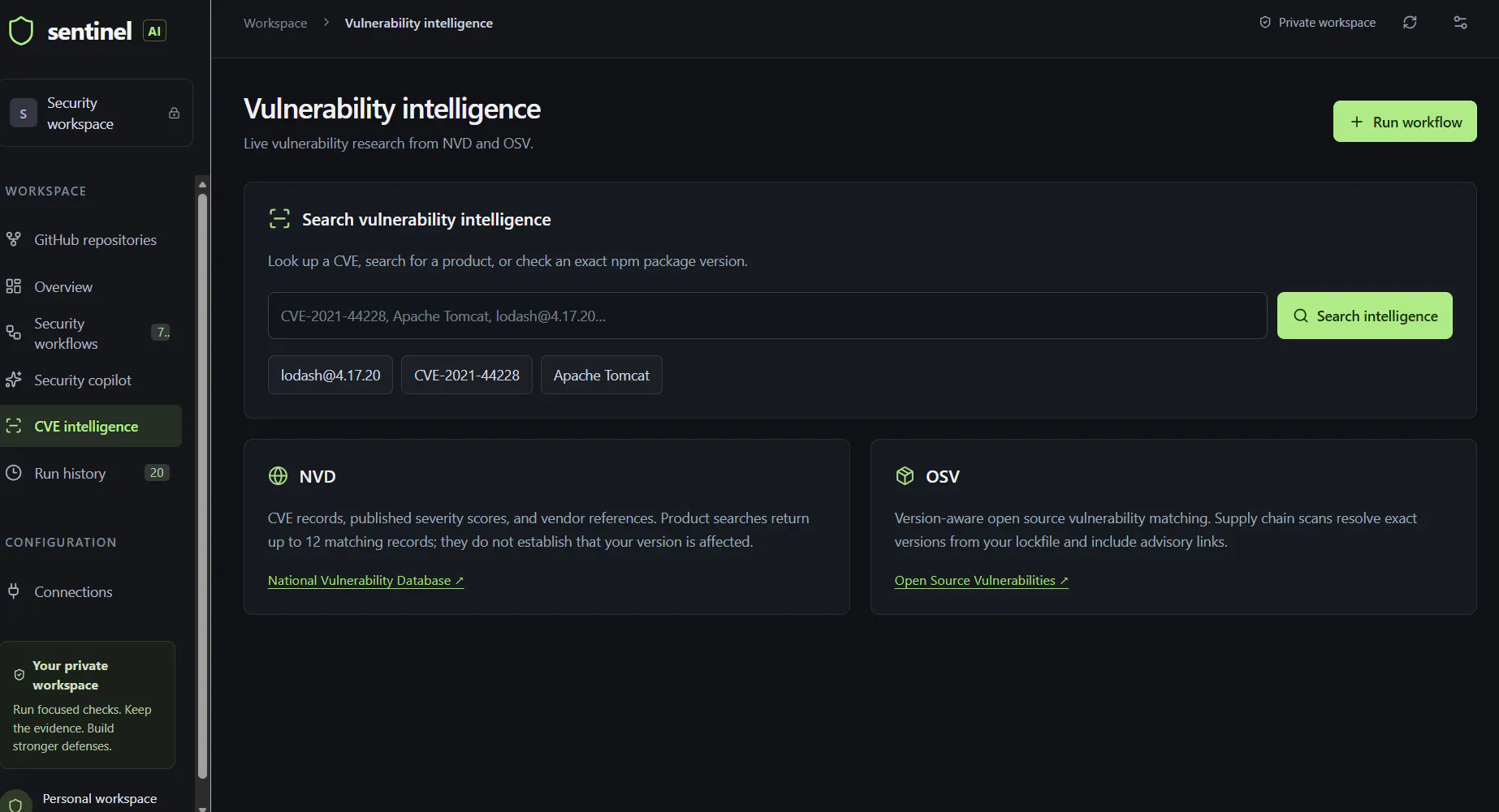 Sentinel Cyber AI Workplace gallery image