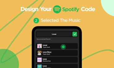 Design Your Spotify Code gallery image
