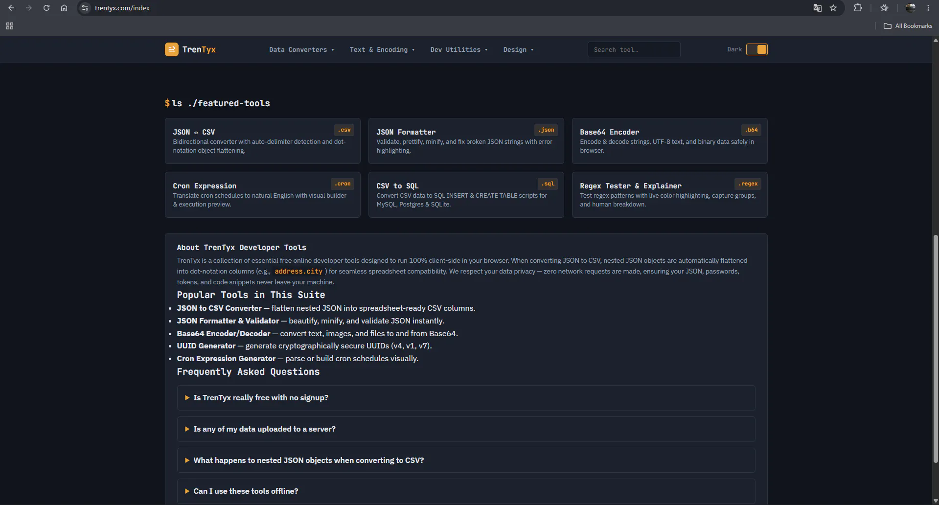 TrenTyx screenshot