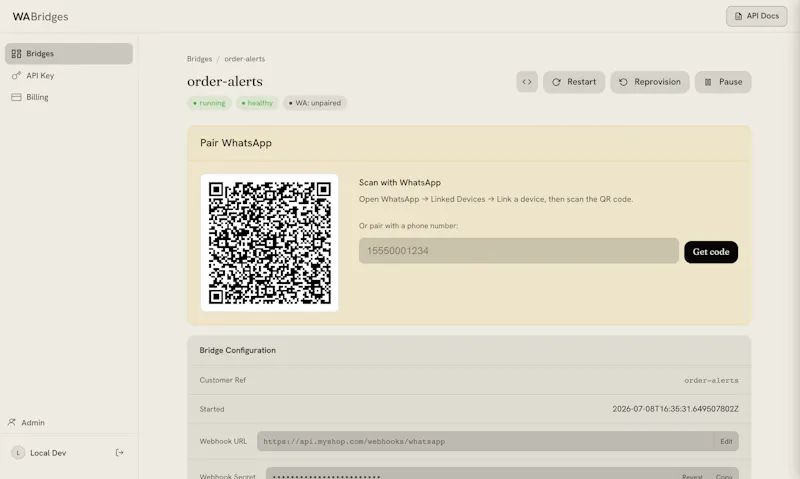 WABridges screenshot 4