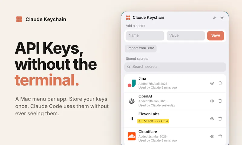 API Keys, without the terminal screenshot 2
