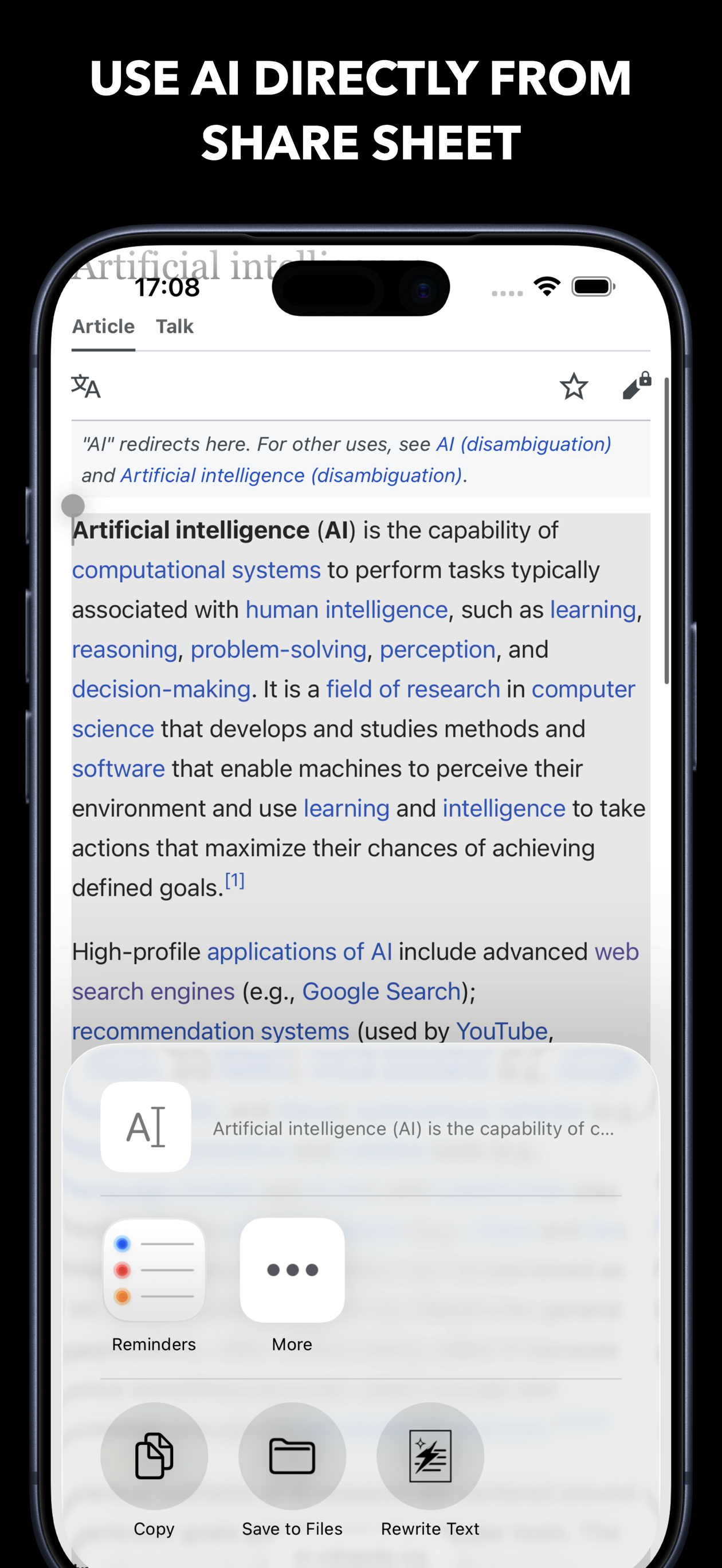 Rewrite Text - AI Writing Tool gallery image