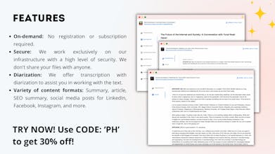 Transcriptmate.com gallery image