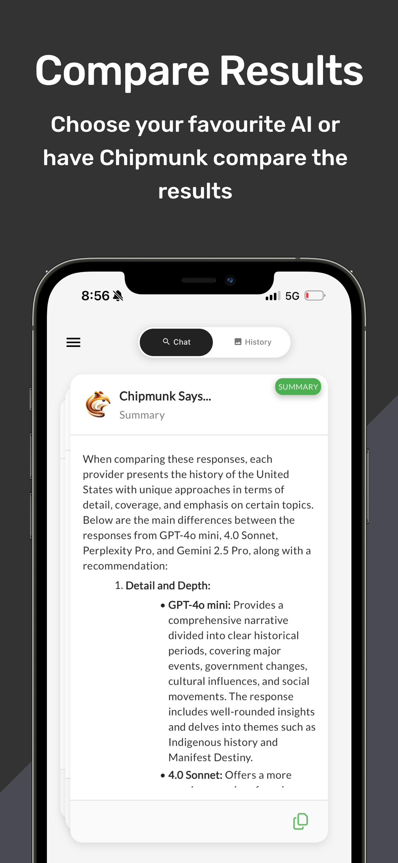 AI Chipmunk - Main product screenshot demonstrating key features and user interface