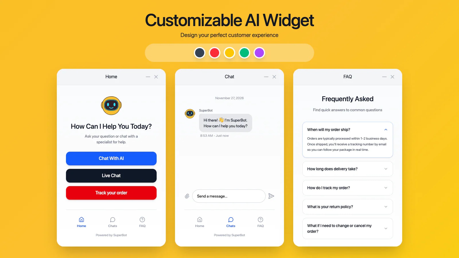 SuperBot - Screenshot 3 showing product features and functionality