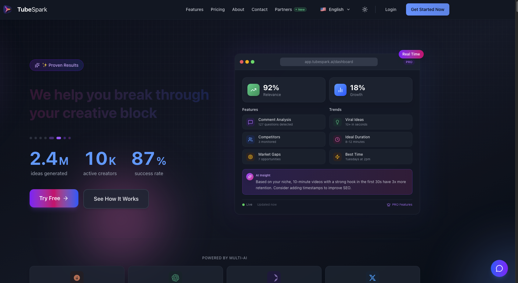 TubeSpark gallery image