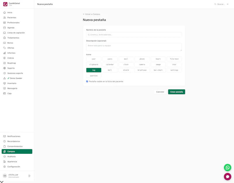 CantikCRM screenshot 2