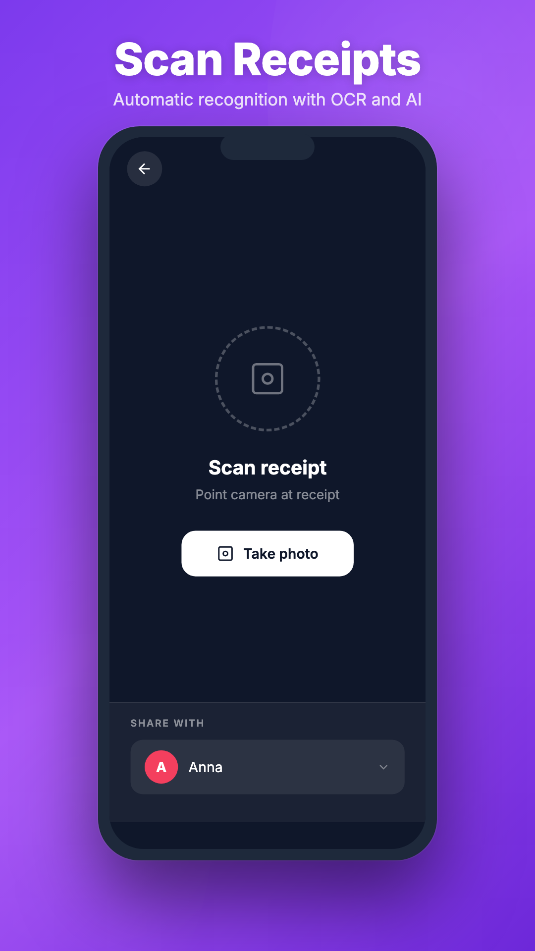 Qota - bill splitter app gallery image