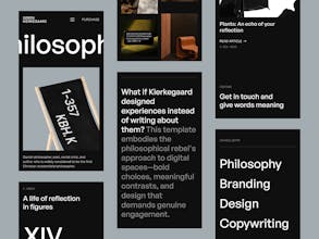 Kierkegaard — Portfolio Framer Template gallery image