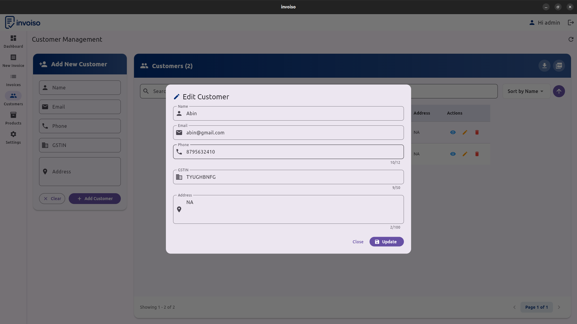 Invoiso gallery image