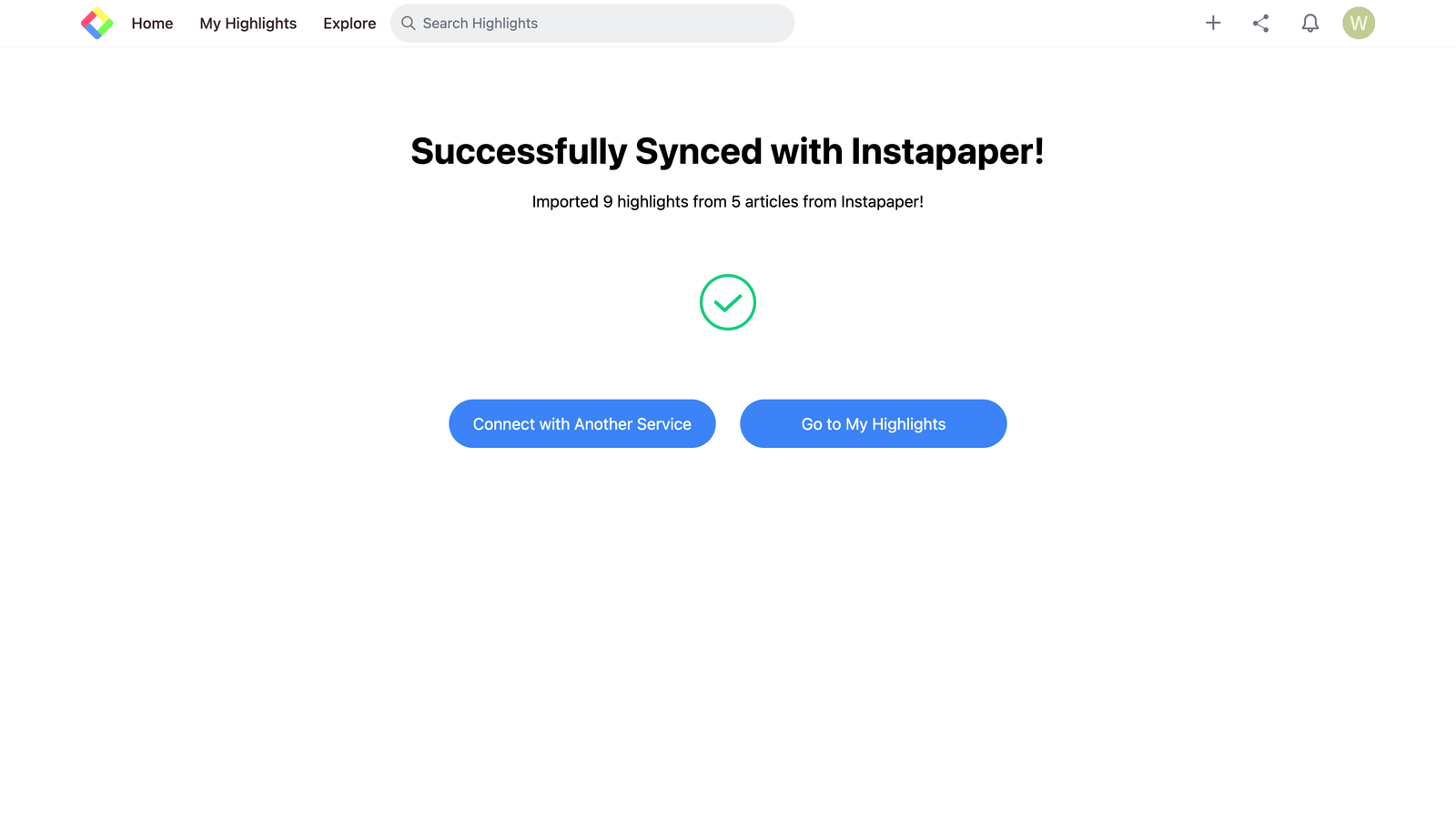 Glasp: Sync -hoogtepunten van Instapaper media 4