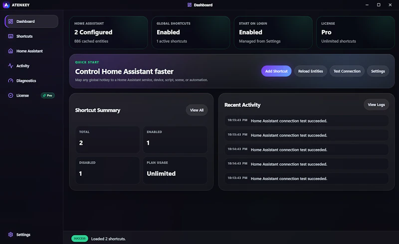 AtenKey screenshot 1