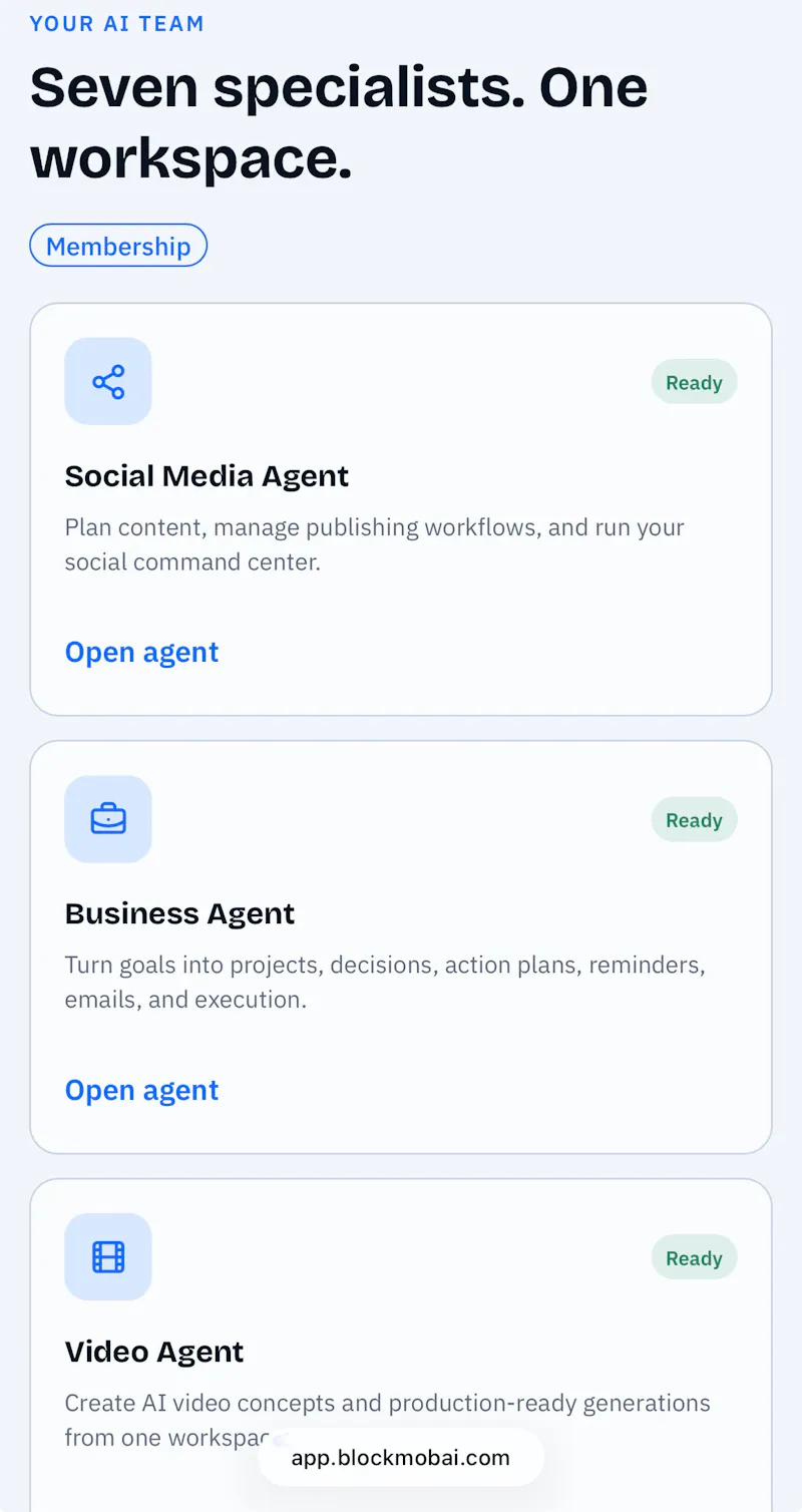BlockMob AI screenshot 2