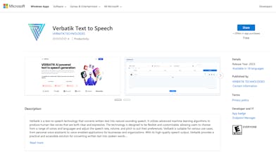 Verbatik for Windows Store gallery image