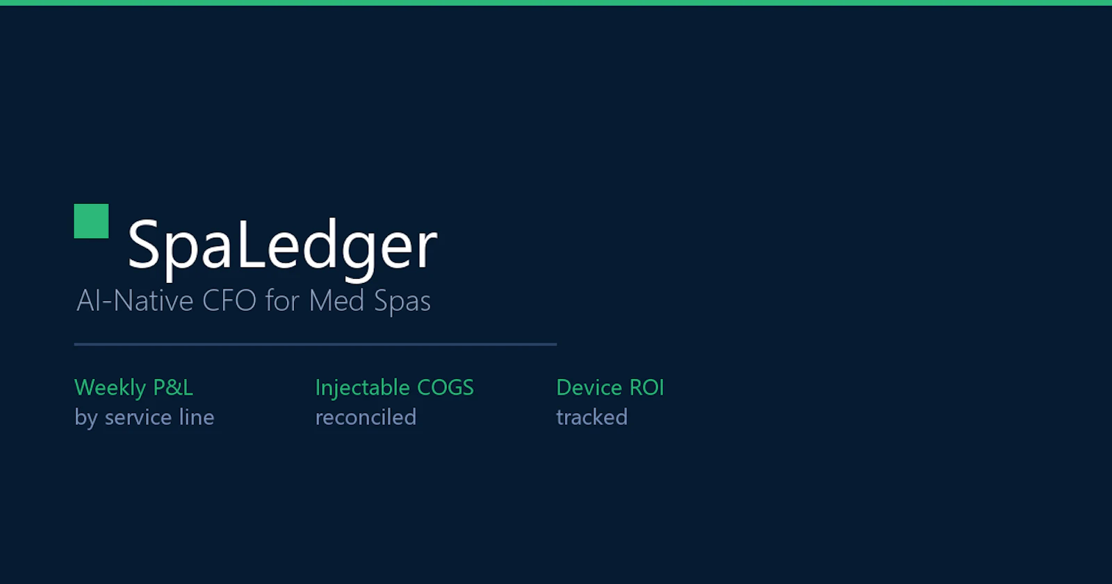 Spa Ledger screenshot 1
