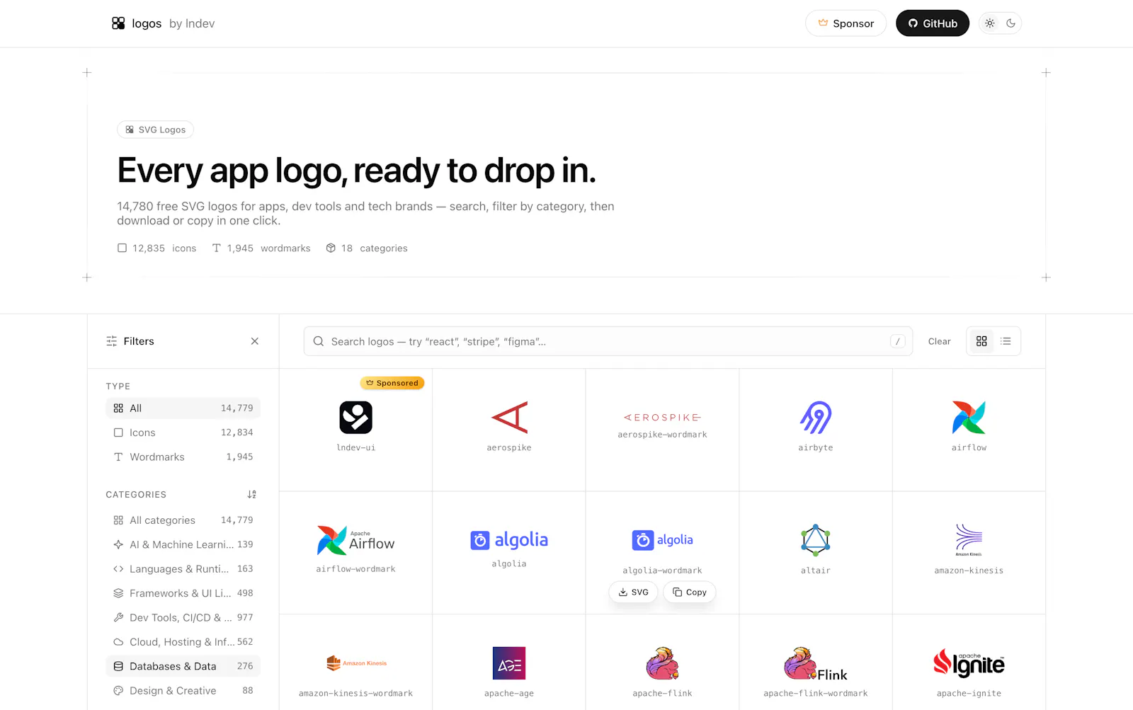 Logos screenshot 2