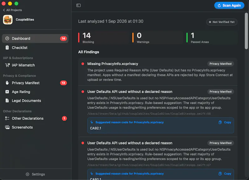 ShipCheck screenshot 2