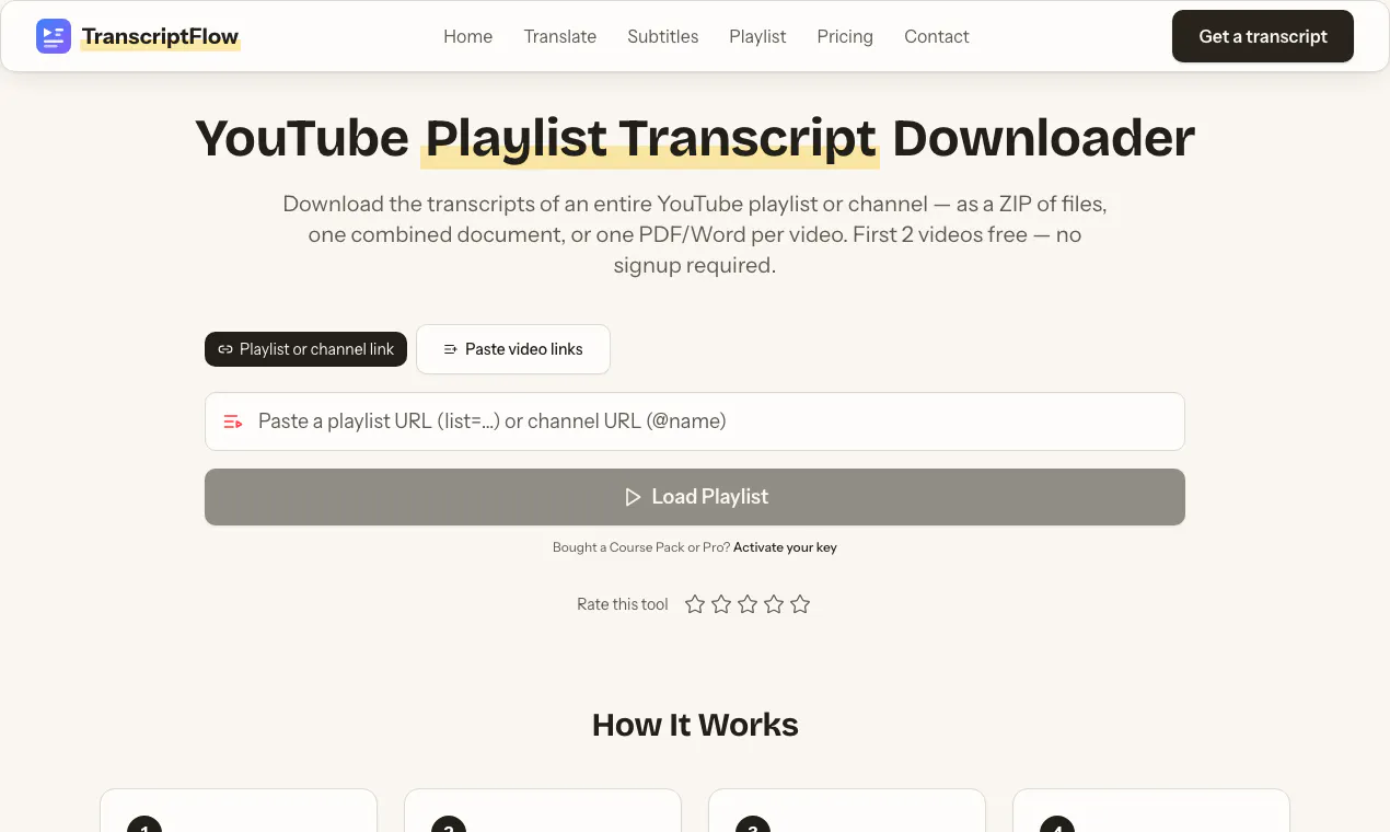 TranscriptFlow gallery image