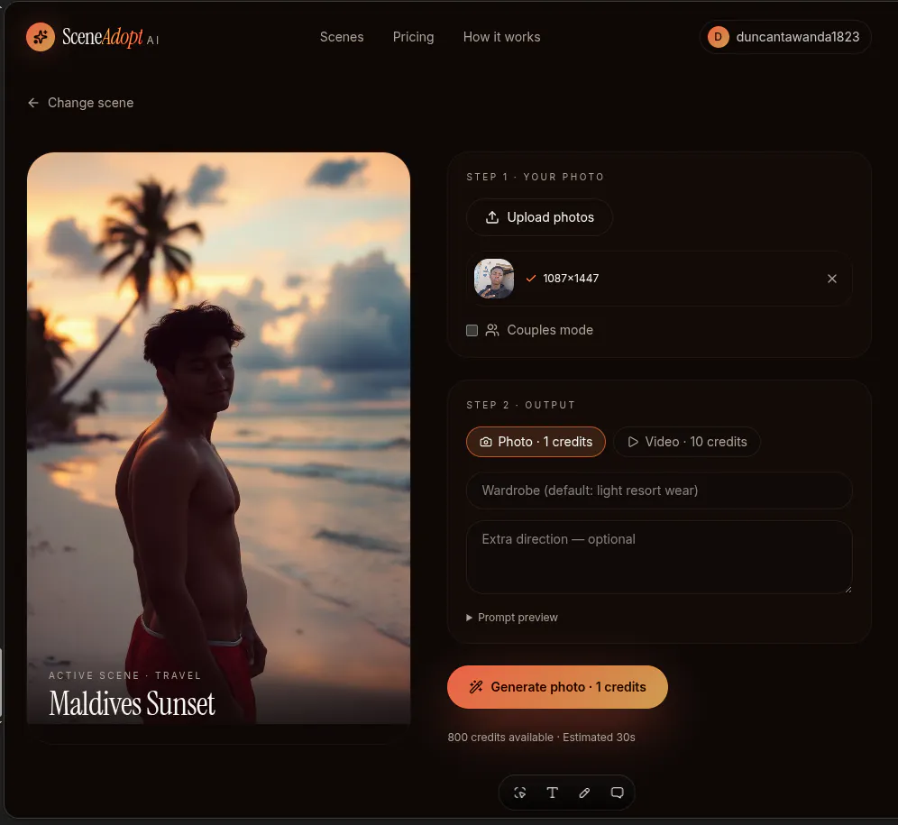 SceneAdoptAI gallery image