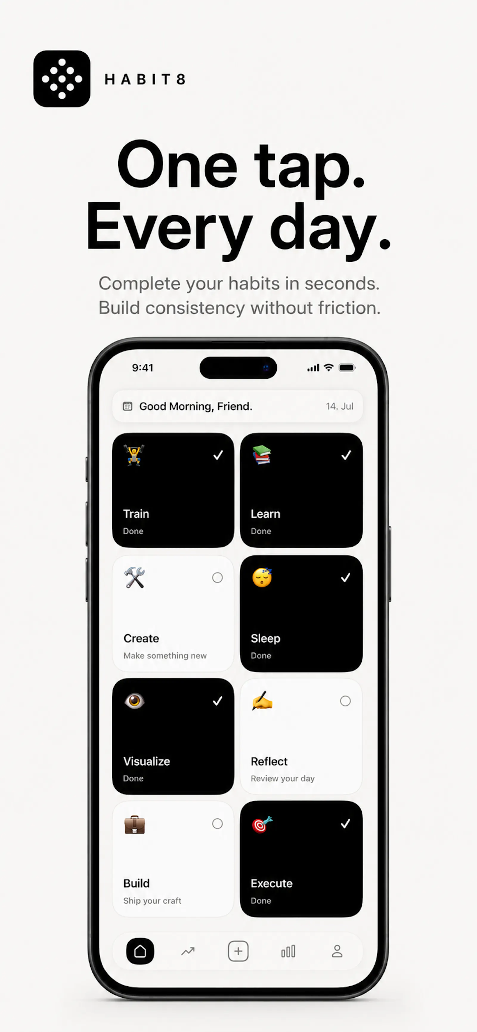 Habit8 screenshot 2