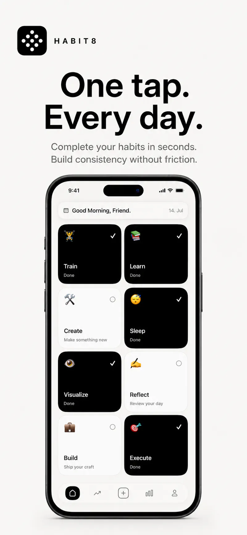Habit8 screenshot 2