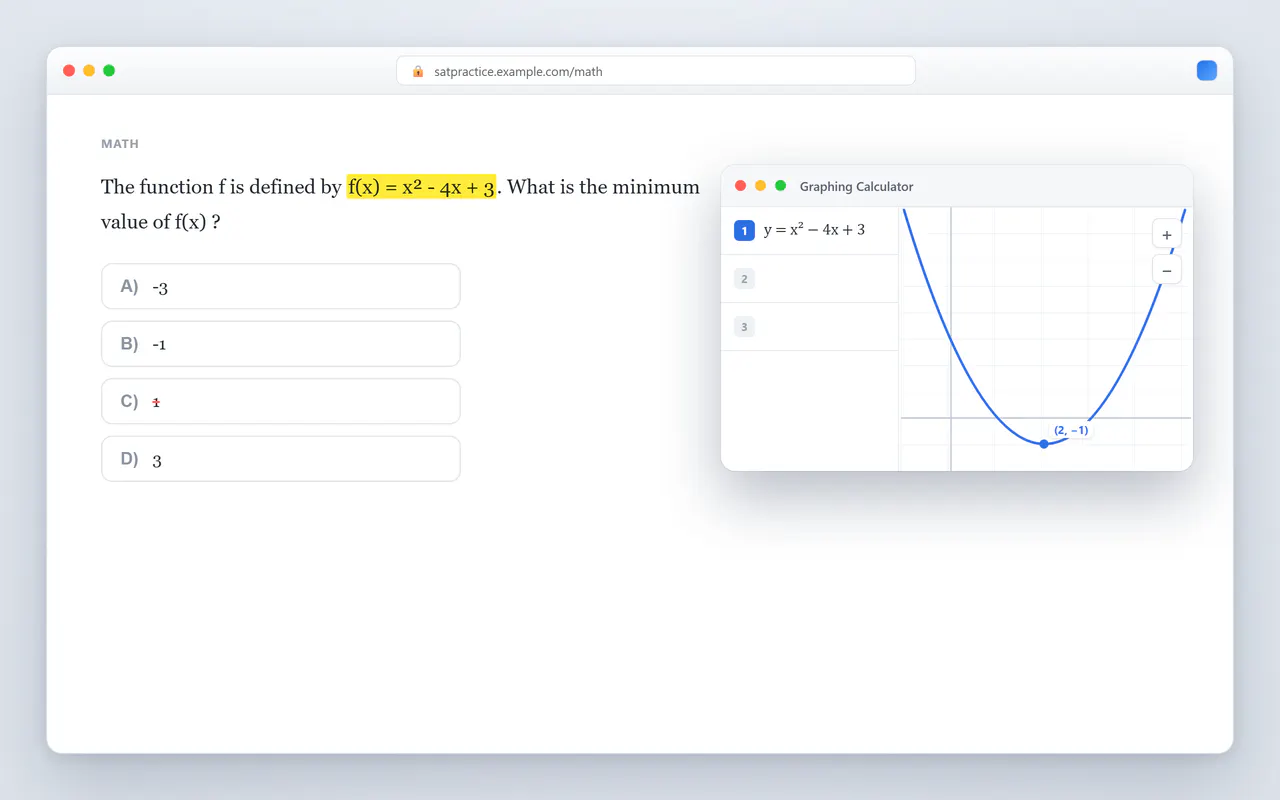 SAT Study Toolkit screenshot