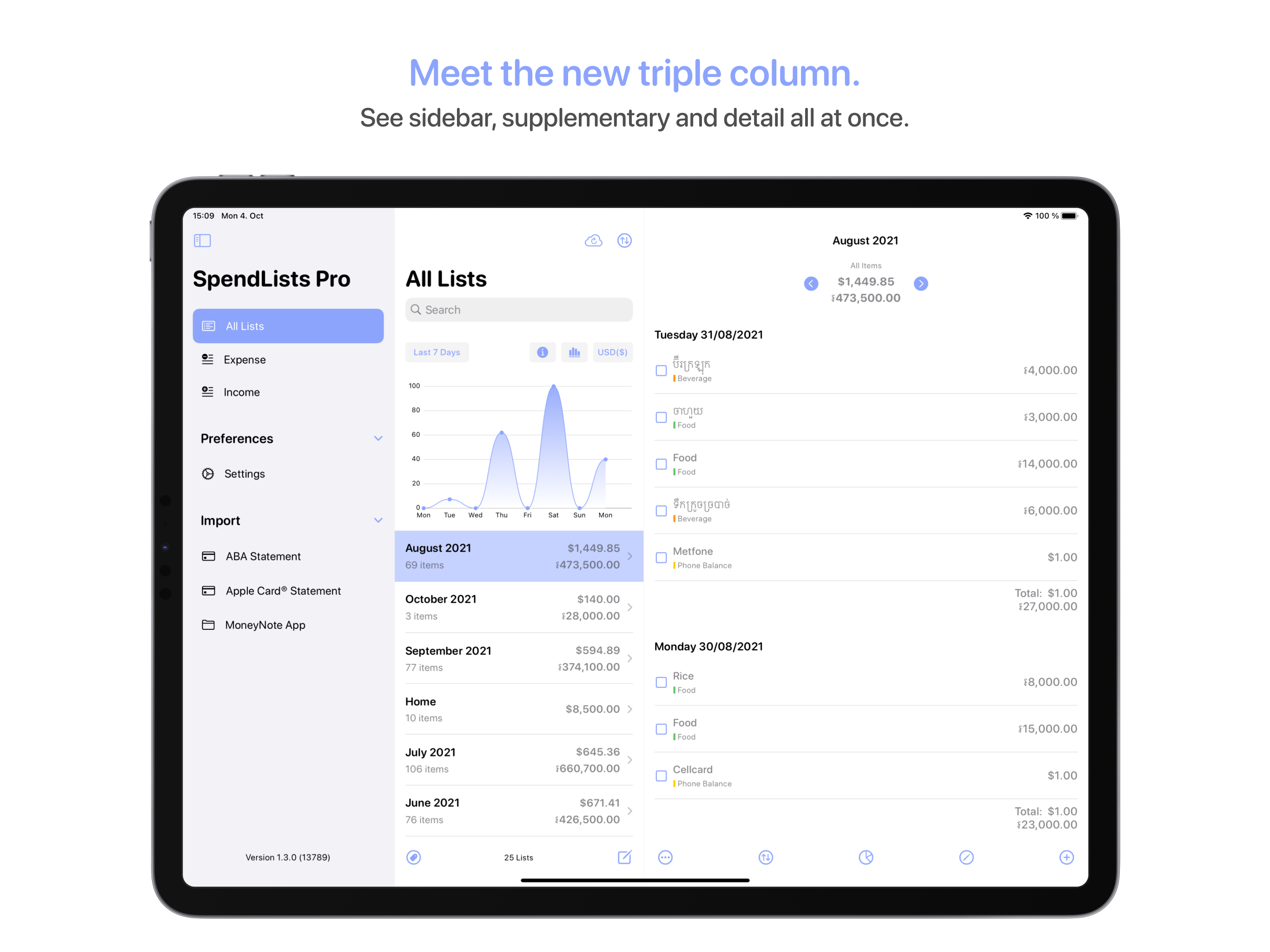 SpendLists gallery image
