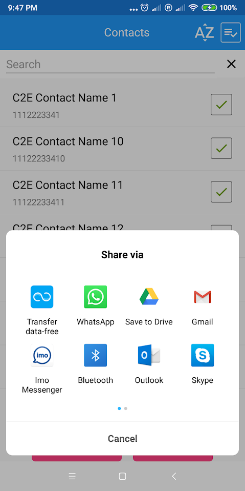C2E - Contacts to Excel and PDF gallery image