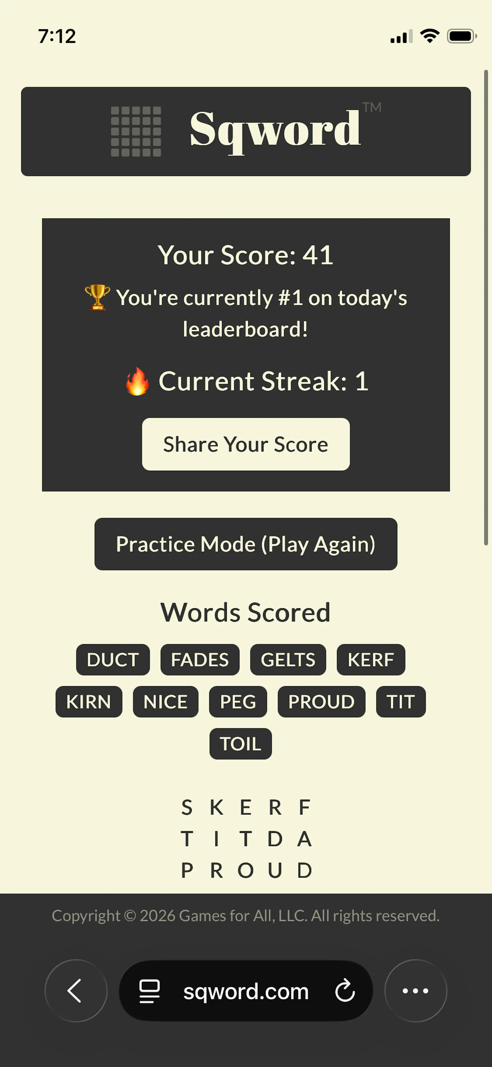 Sqword screenshot 1