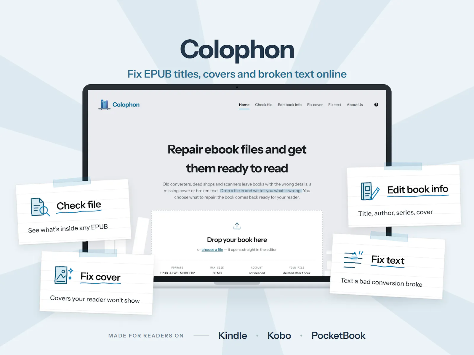 Colophon screenshot 1