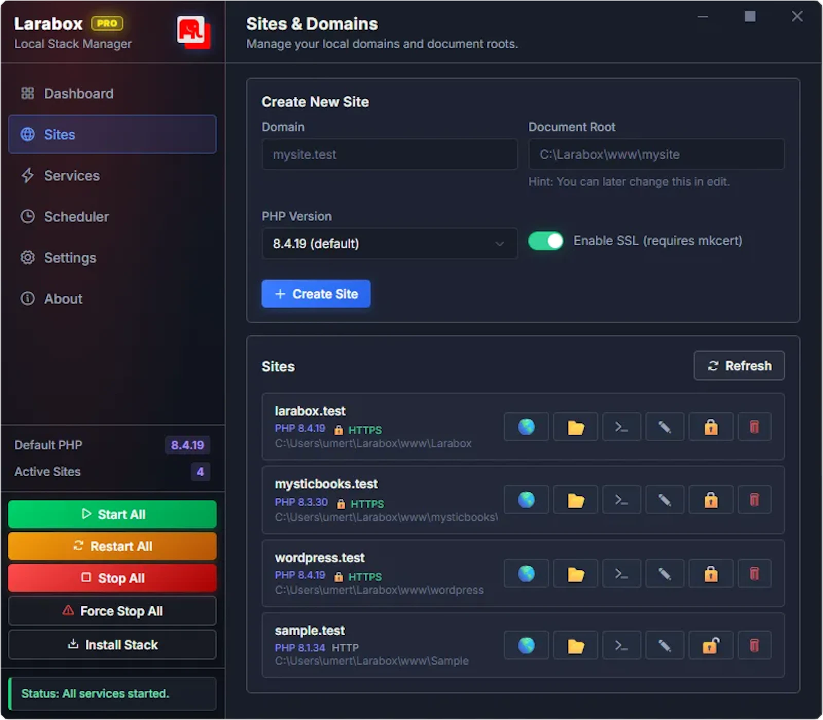 Larabox screenshot 2