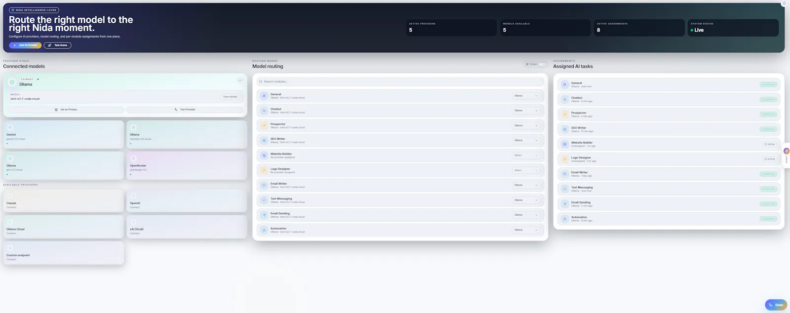Nida-OS screenshot 2
