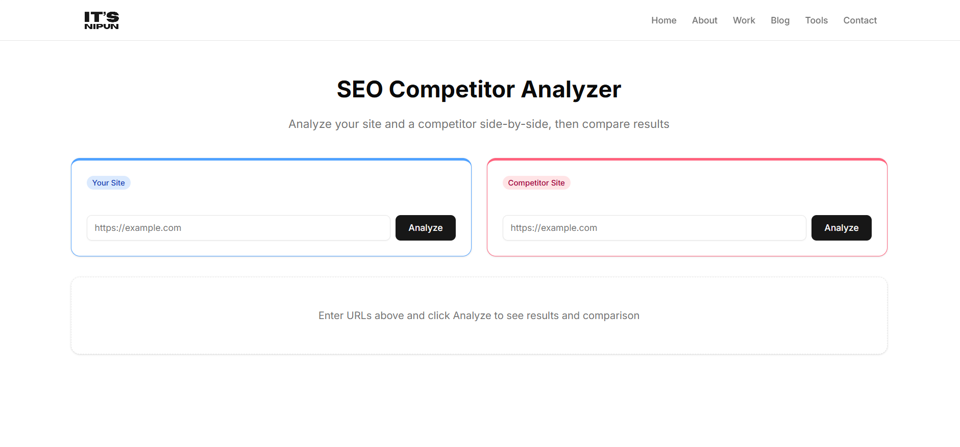 SEO Competitor Analyzer media 1