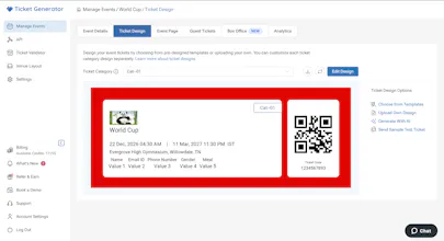 TIcket Generator gallery image