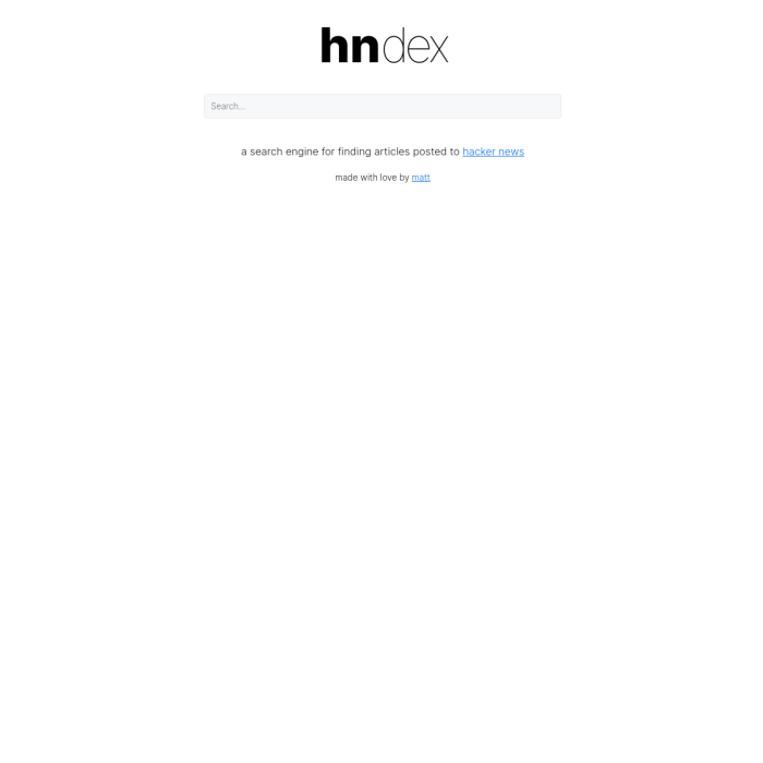 hndex
