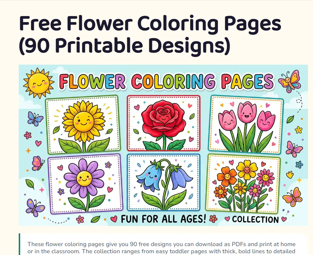 KidsColorOnline – Free Coloring Pages gallery image