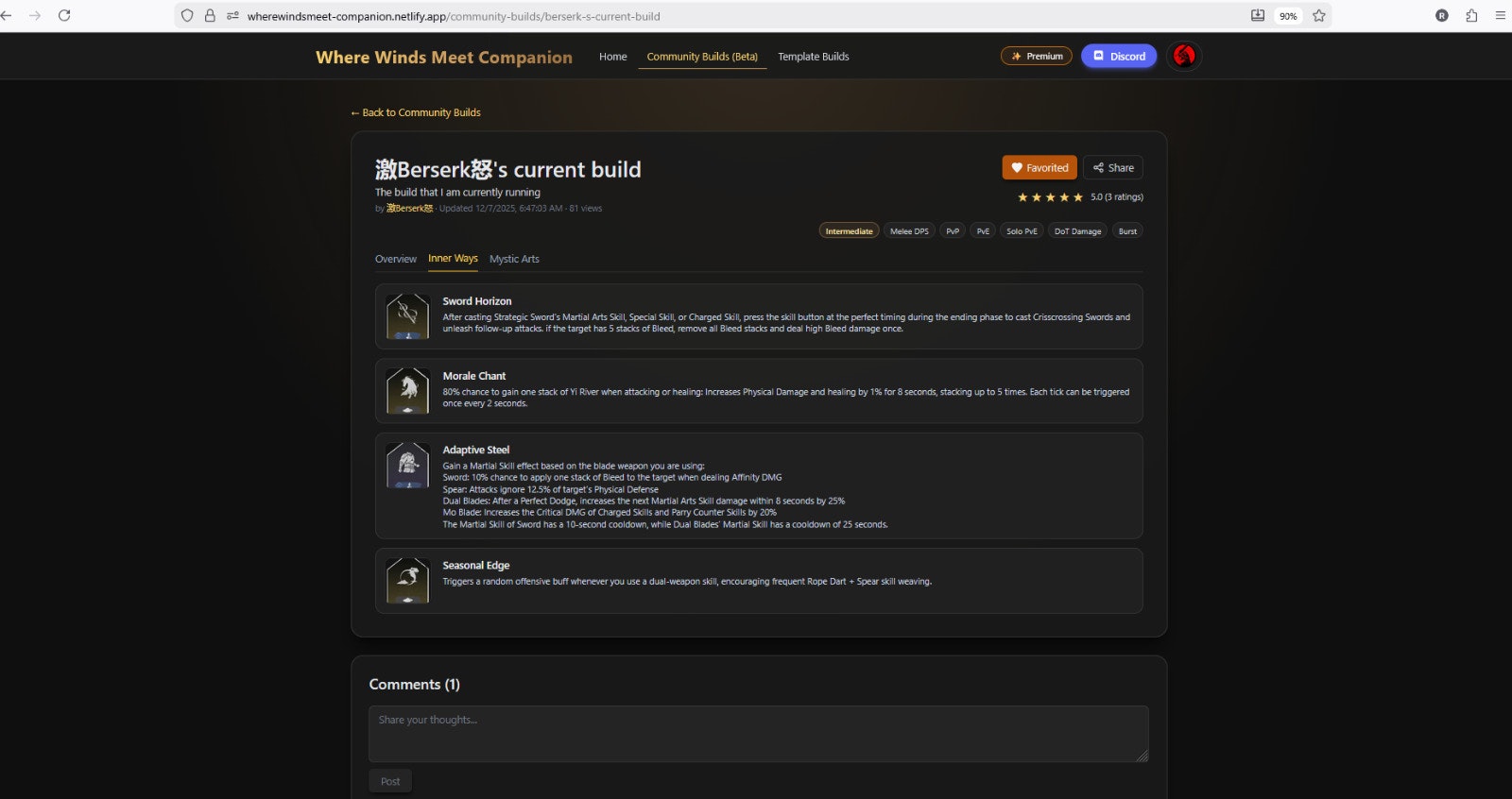 Where Winds Meet Companion - Screenshot 4 showing product features and functionality