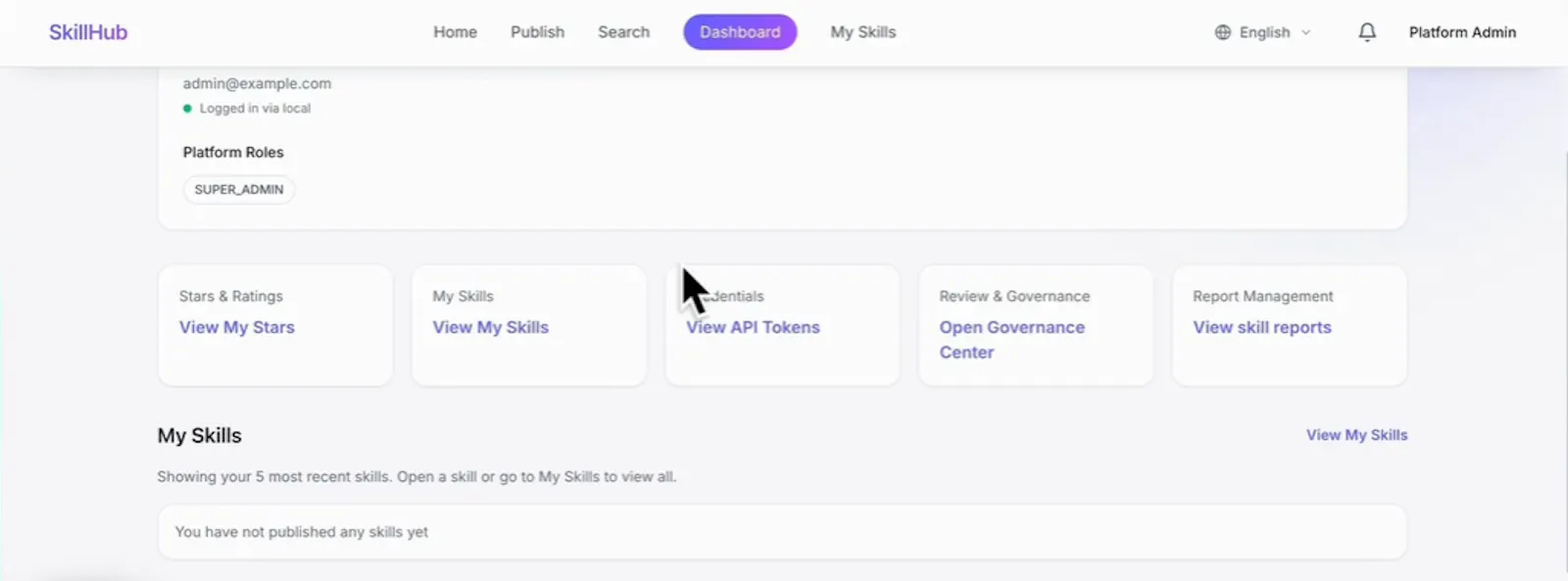 SkillHub screenshot 1