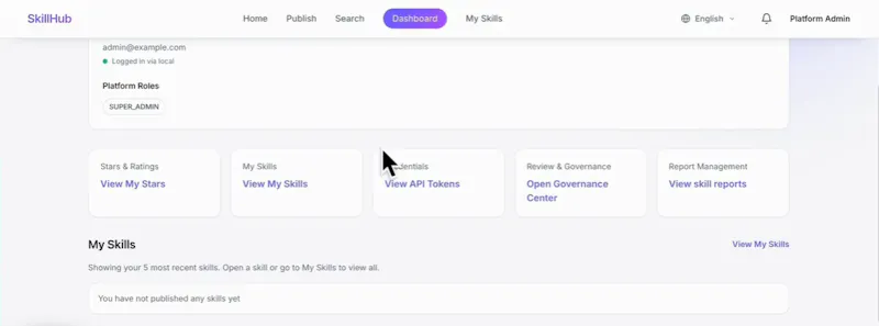 SkillHub screenshot 1