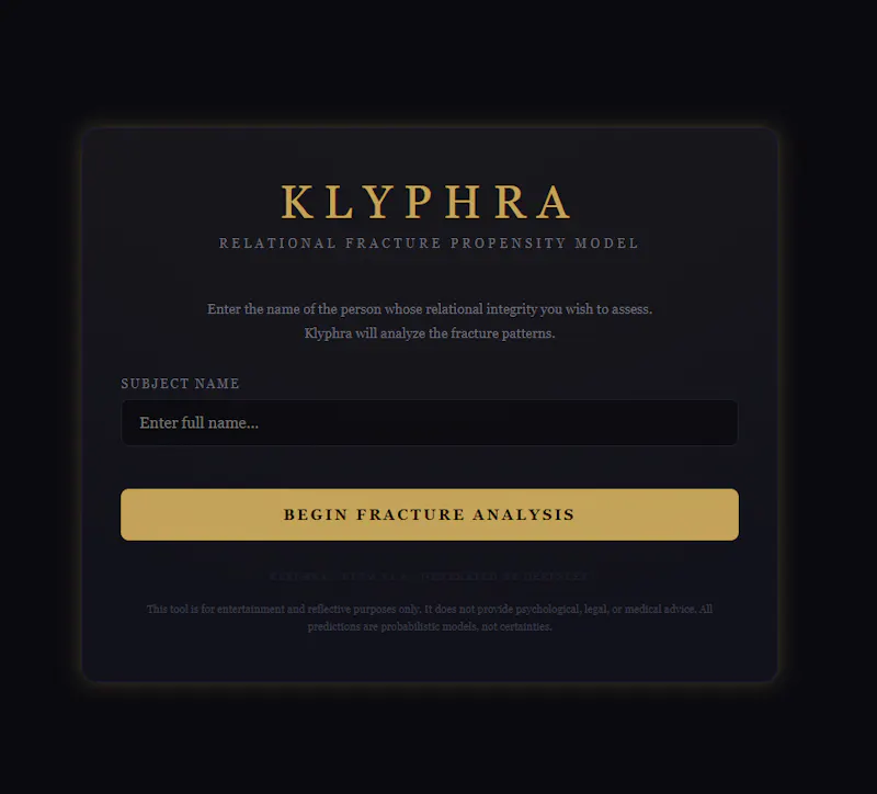 Klyphra screenshot 1