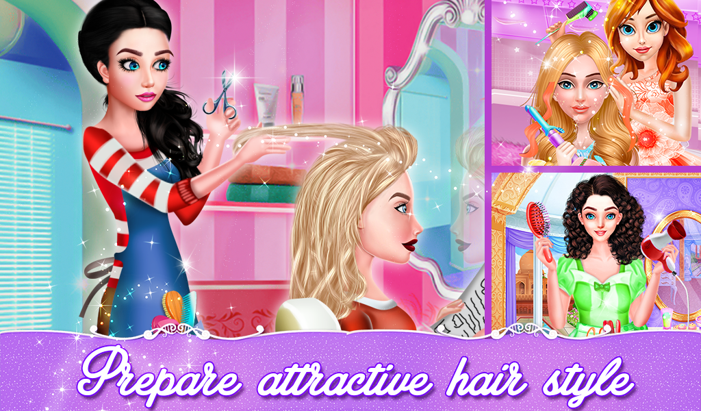 Indian Wedding Bride Hair Do Design And Spa Salon gallery image