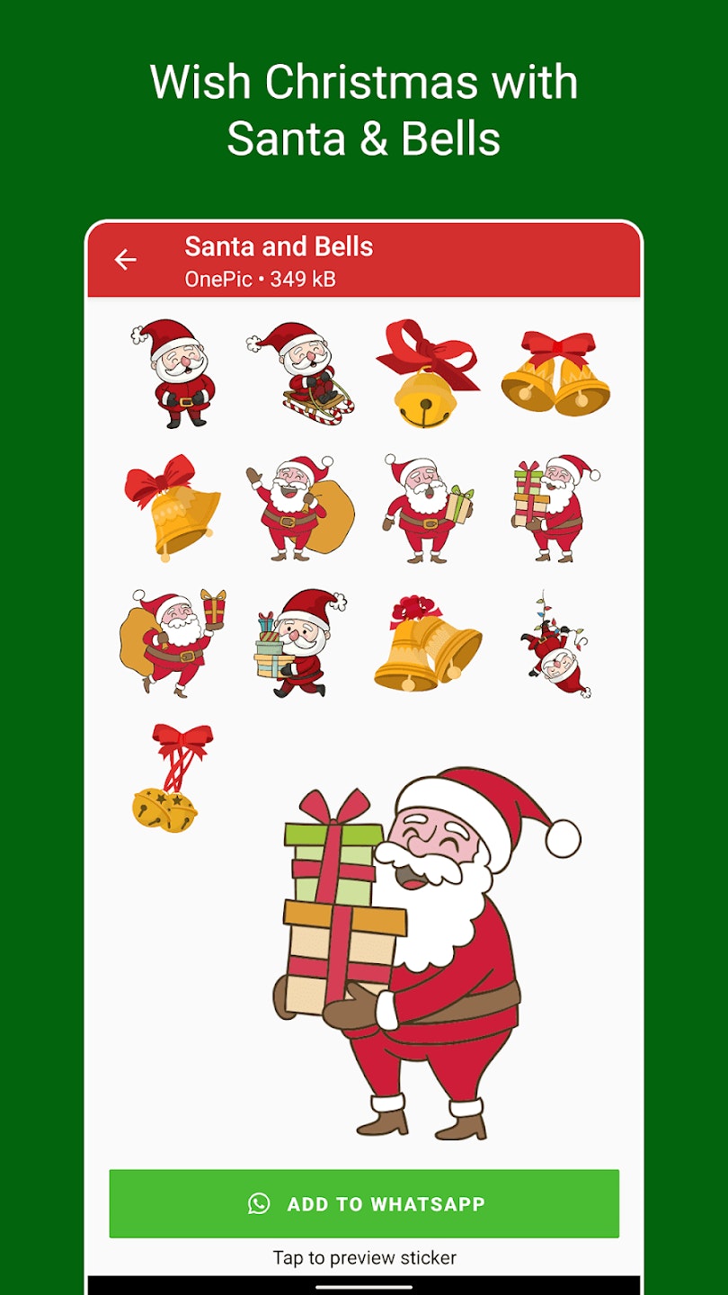 Pelekat Krismas untuk WhatsApp media 3