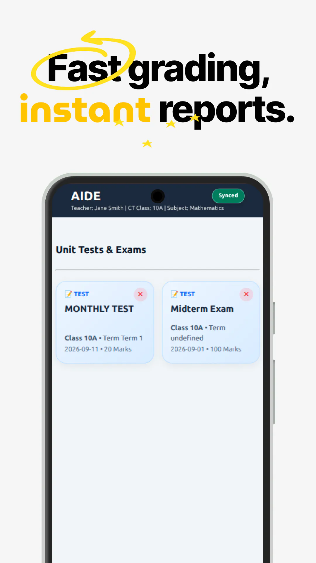 Aide- Student Data App gallery image