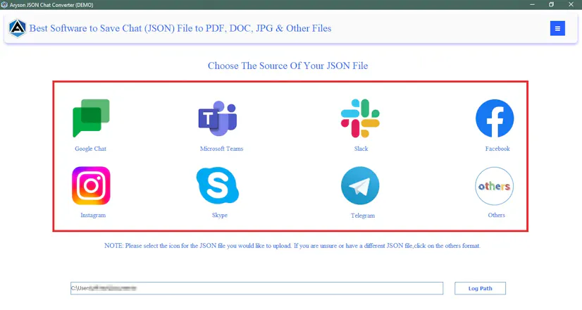 Aryson JSON Chat Converter gallery image
