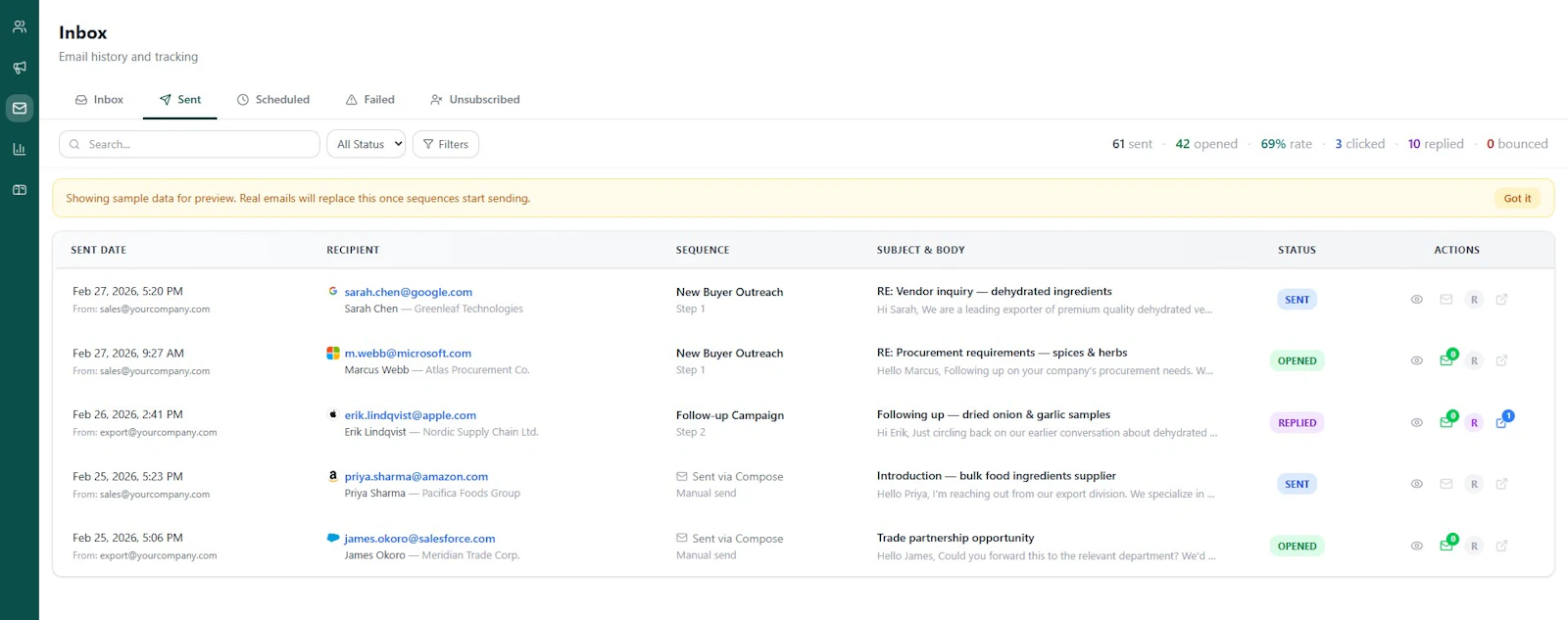 ClickReach.io screenshot 3