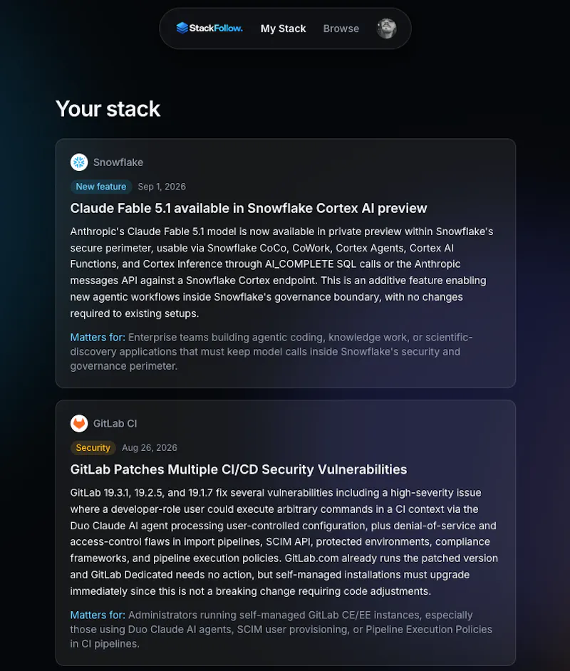 StackFollow screenshot 3