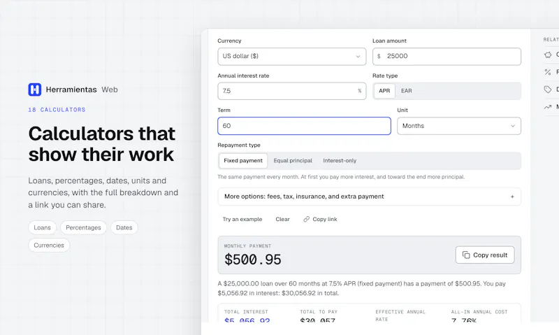 Herramientas Web screenshot 3